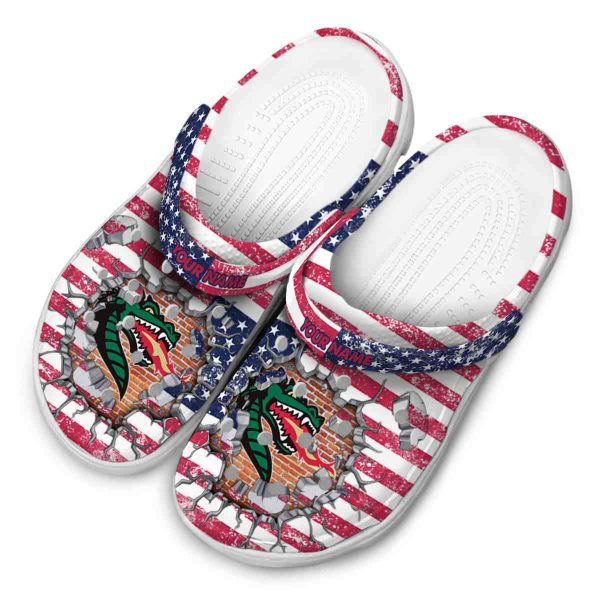 personalized uab blazers freedom splinter clog latest model