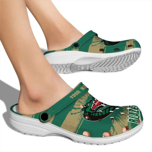 personalized uab blazers paint splatter graphics clog fashion forward