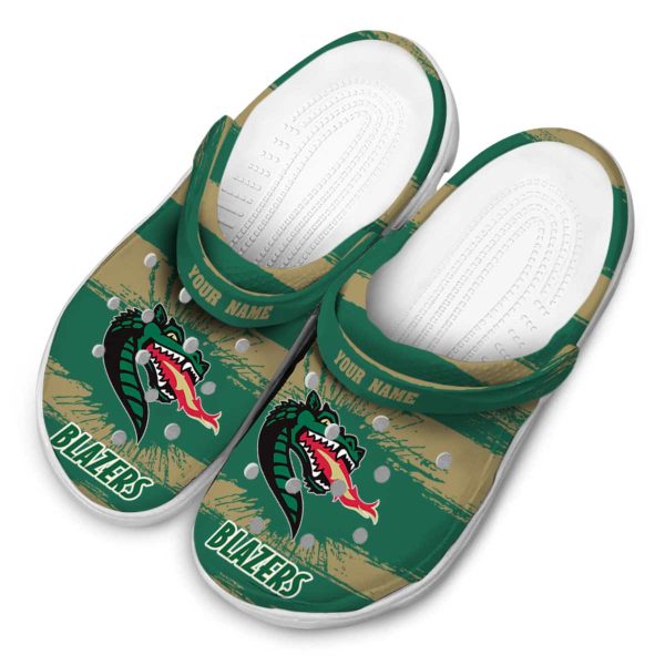 personalized uab blazers paint splatter graphics clog latest model