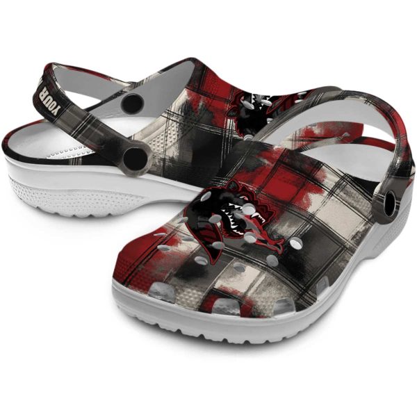 personalized uab blazers plaid fusion clog high quality