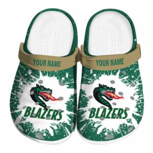 personalized uab blazers splash art clog best selling