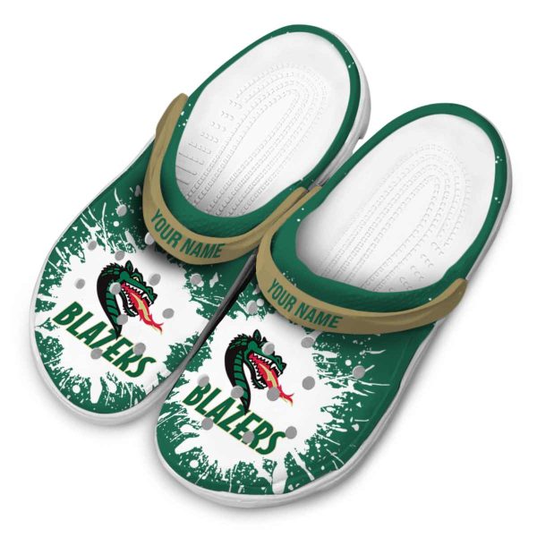 personalized uab blazers splash art clog latest model