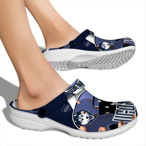personalized uconn huskies baseball helmet clog fashion forward