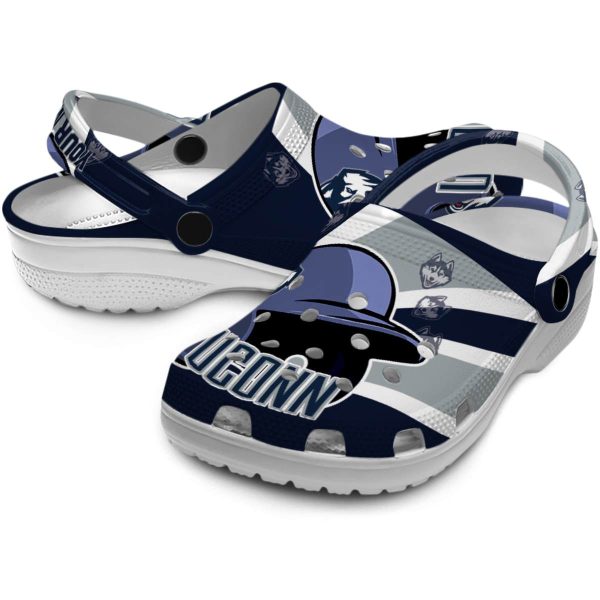 personalized uconn huskies baseball helmet clog high quality