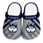 personalized uconn huskies star spangled graphic clog best selling