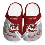 personalized umass minutemen baseball motif clog best selling