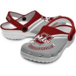 personalized umass minutemen baseball motif clog best selling