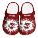 personalized umass minutemen splatter background clog best selling