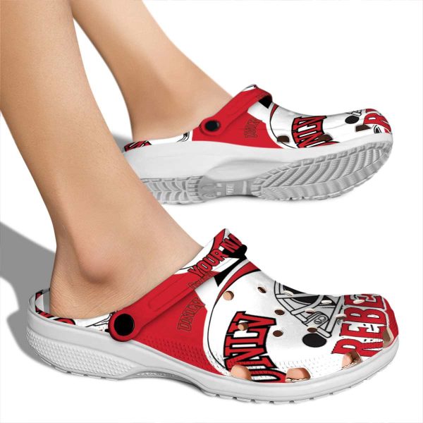 personalized unlv rebels football helmet clog fashion forward
