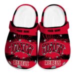 personalized unlv rebels paint splatter graphics clog best selling