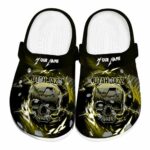 personalized utah jazz gothic skull clog best selling