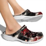 personalized utah state aggies plaid fusion clog best selling