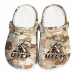 personalized utep miners desert camo clog best selling