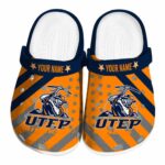personalized utep miners star spangled graphic clog best selling