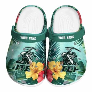 personalized utep miners tropical vibes clog best selling