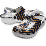 personalized utep miners zigzag paint burst clog best selling