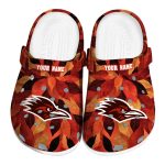 personalized utsa roadrunners autumn leaves clog best selling