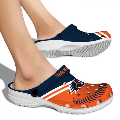 personalized utsa roadrunners baseball motif clog fashion forward