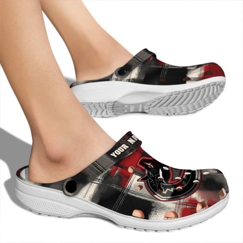 personalized vancouver canucks plaid fusion clog fashion forward