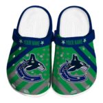 personalized vancouver canucks star spangled graphic clog best selling