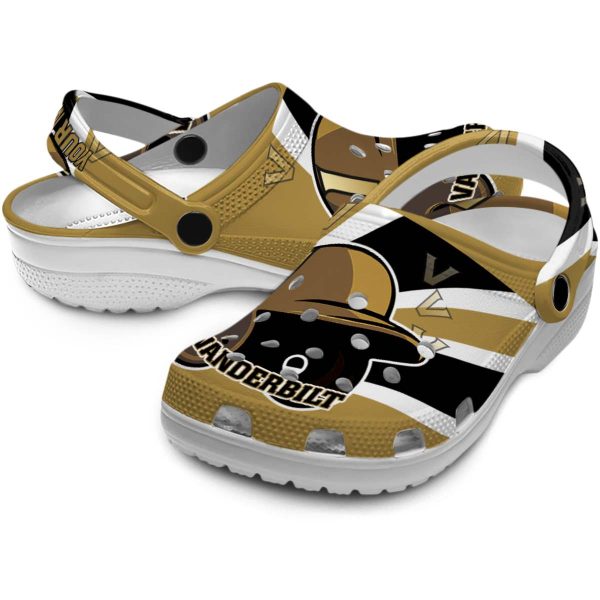 personalized vanderbilt commodores baseball helmet clog high quality
