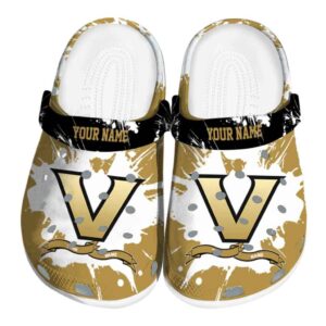 personalized vanderbilt commodores splatter pattern clog best selling