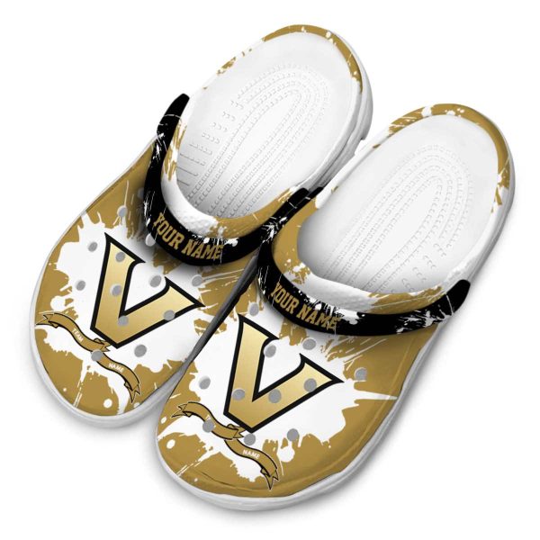 personalized vanderbilt commodores splatter pattern clog latest model