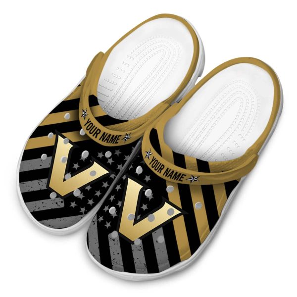 personalized vanderbilt commodores star spangled graphic clog latest model