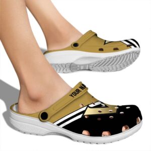 personalized vanderbilt commodores striped accents clog fashion forward