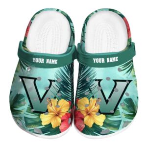personalized vanderbilt commodores tropical vibes clog best selling