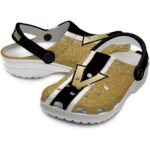 personalized vanderbilt commodores vertical stripes clog best selling