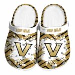 personalized vanderbilt commodores zigzag paint burst clog best selling