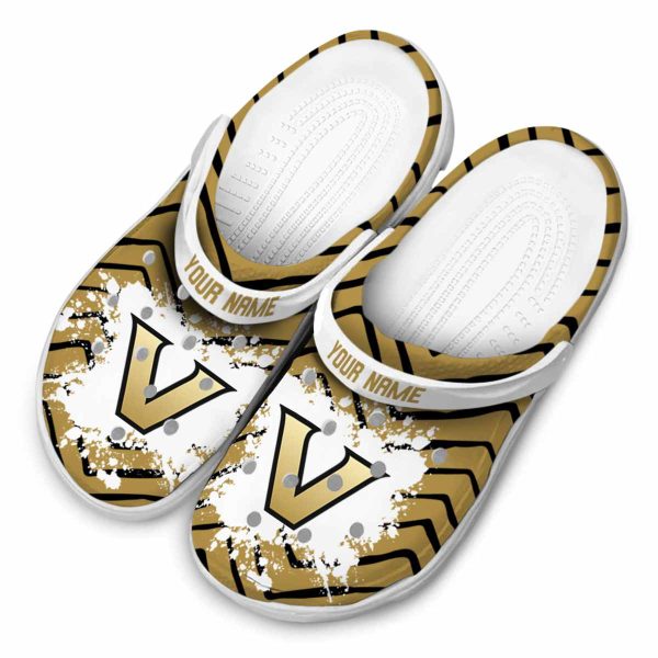 personalized vanderbilt commodores zigzag paint burst clog latest model