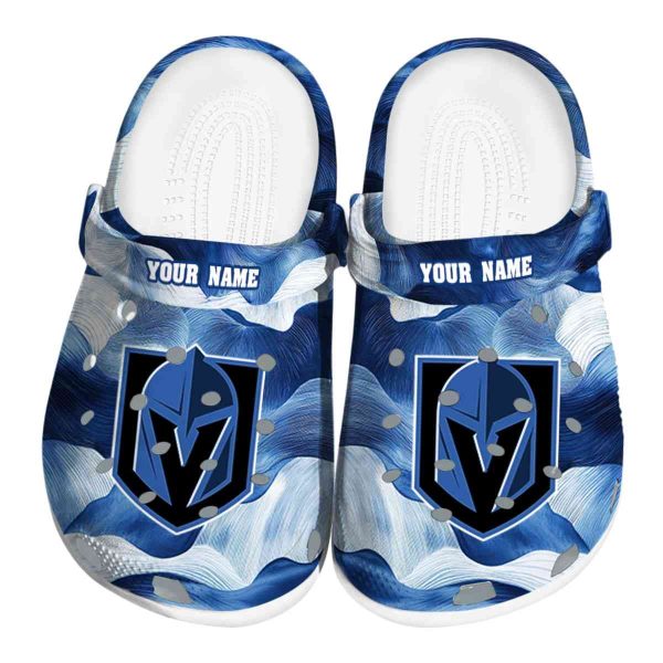 personalized vegas golden knights ocean waves clog best selling