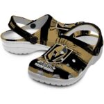 personalized vegas golden knights paint splatter graphics clog best selling