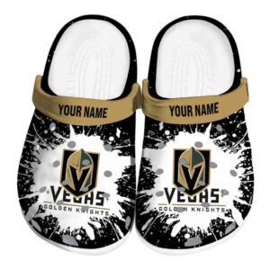 personalized vegas golden knights splash art clog best selling