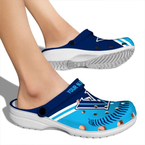 personalized villanova wildcats baseball motif clog fashion forward