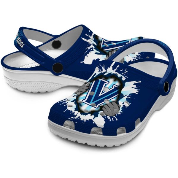 personalized villanova wildcats gripping hand clog high quality