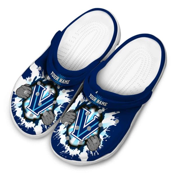personalized villanova wildcats gripping hand clog latest model