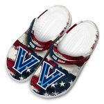 personalized villanova wildcats patriotic stripes clog best selling