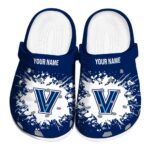 personalized villanova wildcats splatter background clog best selling