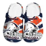 personalized virginia cavaliers football helmet clog best selling