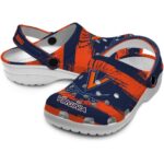 personalized virginia cavaliers paint splatter graphics clog best selling