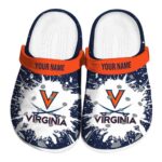 personalized virginia cavaliers splash art clog best selling