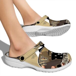 personalized wake forest demon deacons baseball helmet clog fashion forward