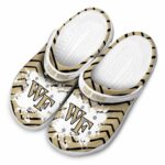 personalized wake forest demon deacons zigzag paint burst clog best selling