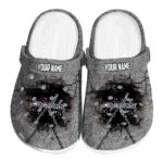 personalized washington capitals cracked ground texture clog best selling