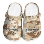 personalized washington capitals desert camo clog best selling
