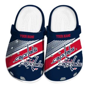 personalized washington capitals vibrant dual tone clog best selling