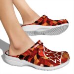 personalized washington state cougars autumn leaves clog best selling